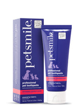 Petsmile Pro toothpaste with rotisserie chicken flavor tube supports cleaner teeth and fresher breath.