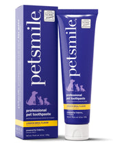 Petsmile professional toothpaste tube close-up highlighting 4.2 oz size for daily dental care