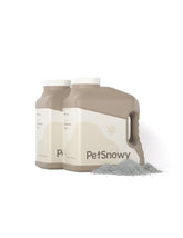PetSnowy odor-control bag showing strong odor-reduction for a fresher room.