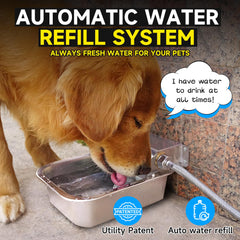 PETSOLON 304 stainless-steel body water-dispenser durable for outdoor use.