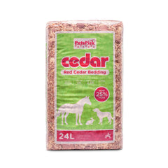 PETSPICK virutas de cedro para establos, aroma natural que mejora el ambiente de caballos.