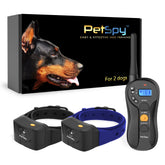 PetSpy shock collar waterproof remote for outdoor dog training