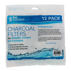 PetStandard soak-before-use step reduces carbon dust entering water.