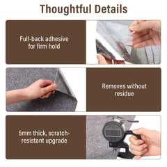 PETSWEET cat-scratch-furniture-protector trim-to-fit edge demonstrates easy customization for corners.