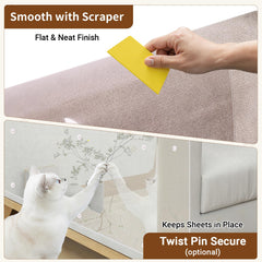 PETSWEET twist pins included for extra hold on corners and edges.