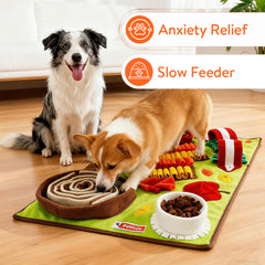 Pettain Snuffle Mat slows down eating to encourage mindful meals