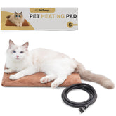PetTemp heated pad plush cover close-up offers soft, cozy paws for pets.