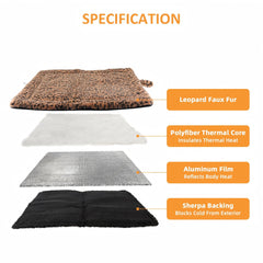 PetTemp self-warming pad with non-slip hook keeps bed in place