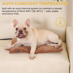 PetTemp waterproof heating mat with chew-resistant cord for safety and durability.