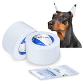 PETTIST ear tape dog ear wrap demonstrates easy-to-tear design for quick, comfortable fitting.
