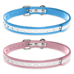 Peture universal replacement strap blue for shock collars; versatile compatibility and easy cleaning for active dogs.
