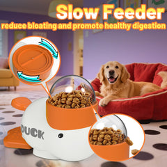 PETVENTURE slow feeder is easy to clean with a stable non-slip base.