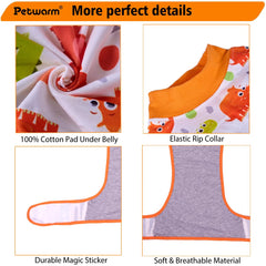 PetWarm dog recovery suit E-Collar alternative side view for calm daily activities