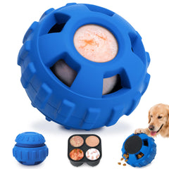 PetZee enrichment toy assembly display aiding timed feeding and interactive play.