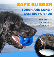 PetZee Indestructible Toy with rope attachment adds versatile play options.