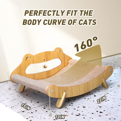 PetZen Garden lounger-use photo captures comfy 160-degree rocking for relaxed naps