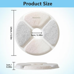 PewinGo 3L flower fountain compatibility image showing perfect fit.