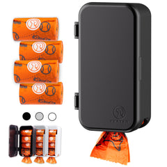 Pexter Dog Poop Bag Dispenser front view—discreet, fits any doorway or patio.