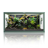 Phailozoo 50gallon tank front opening view enables easy feeding and quick maintenance.