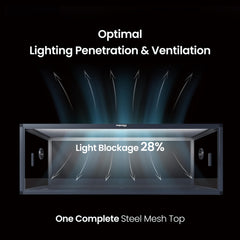 Phailozoo 85-gallon tempered-glass-doors with secure access