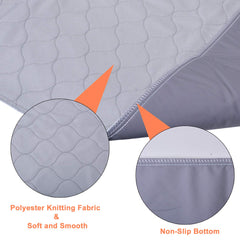 PICK FOR LIFE anti-wicking technology and leak-proof backing keep floors dry during training.