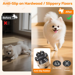 PICK FOR LIFE breathable paw fabric with grip spots for secure traction and comfort.