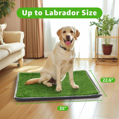 PICK FOR LIFE dog grass large potty patch washable pads offer reusable mess-free training.