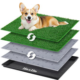 PICK FOR LIFE dog grass pad 35x23 with tray included for easy potty use