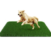 PICK FOR LIFE grass pad 28x40 inches provides roomy indoor potty space.