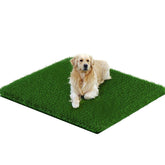 PICK FOR LIFE grass pad for dogs 33x33 top view demonstrates ample potty space for training.