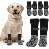 PICK FOR LIFE non-slip dog socks grippers on hardwood floor for stable traction during play