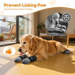PICK FOR LIFE Non Slip Dog Socks prevent licking paws during calming routines.