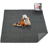 PICK FOR LIFE washable dog pad flat lay shows 60x60 size for versatile training and whelping.