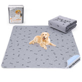 Pick for Life 72x72 pee pad folded for travel showing portability and absorbency