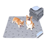PICK FOR LIFE washable pee pad 18x24 with bone print keeps floors dry during potty training.