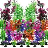 PietyPet forest-style aquarium plants 2-4 inch provide colorful cover for curious fish