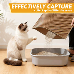 Pieviev mat soft EVA surface is gentle on paws and easy to clean.