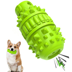 PIFFZEDO aggressive-chewer dog toy in green supports durable chewing sessions for medium dogs
