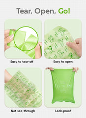 Pikoto 9x13 standard bags fit most dispensers with privacy.