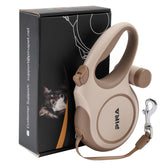 Pina upgraded retractable leash 26ft in park setup offers smooth, extended freedom for dogs up to 110 lbs.