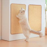 pingping-go 2pack cat scratching mat beige wide view protects sofas from claws.