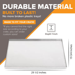 Pinnacle Systems chew-proof tray durability provides long-lasting protection against bites and messes