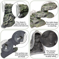 PINVNBY resin-step-ledge delivers multi-level access for exploration and exercise.