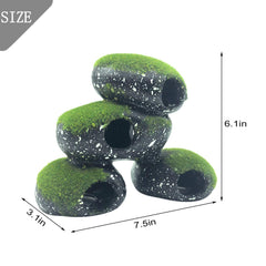 PINVNBY moss accents add natural color and visual interest to the aquarium.