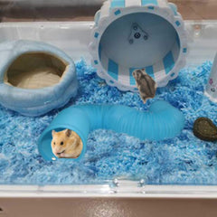 PINVNBY tunnel close-up blue plastic shows durability and easy cleaning for daily use.