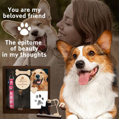 PIPIONE paw print kit captures a cherished paw impression for remembrance.