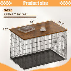 Piskyet dog crate topper installation shows quick, tool-free setup