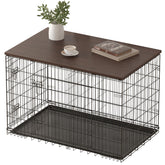 Piskyet dog crate topper walnut packaging protection guarding against transit damage