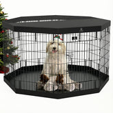 PJYuCien dog playpen top cover provides sun protection and durable shelter for outdoor play.