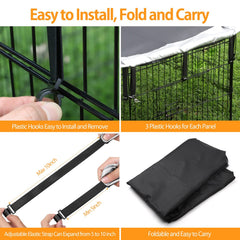 PJYuCien black mesh ventilation supports airflow during play.